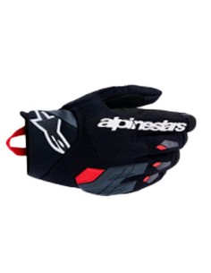 Guantes Alpinestars Verano Durack Negro, Rojo | Navarro Hermanos