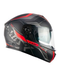 Casco CGM Modular 569 C-Max Negro Mate, Rojo | Navarro Hermanos 2