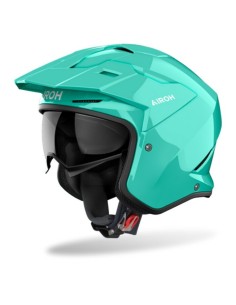 Casco Airoh Trial Kombakt Turquesa