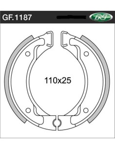 Zapatas de freno Newfren para Yamaha JOG 50 GF1187