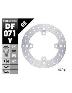 Disco de freno para moto Galfer DF071V Para Honda SH 125