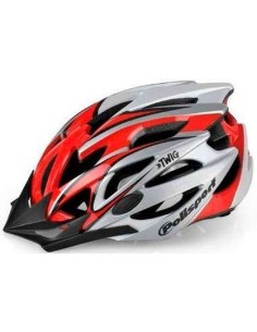 Casco Bici Twig Rojo/plata - 80326 - Polisport