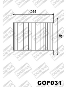 Filtro de aceite Champion COF031