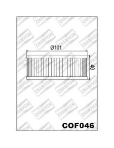 Filtro de aceite Champion COF046 2