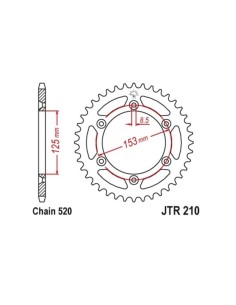 Kit arrastre JMT Yamaha YS 7930001 2
