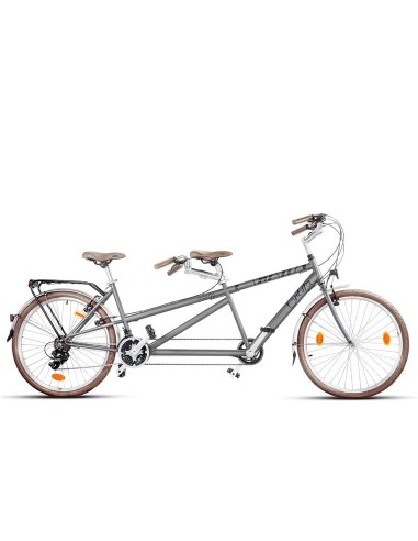 Bicicleta Tándem Órbita Marao 3x7v Gris | Navarro Hermanos