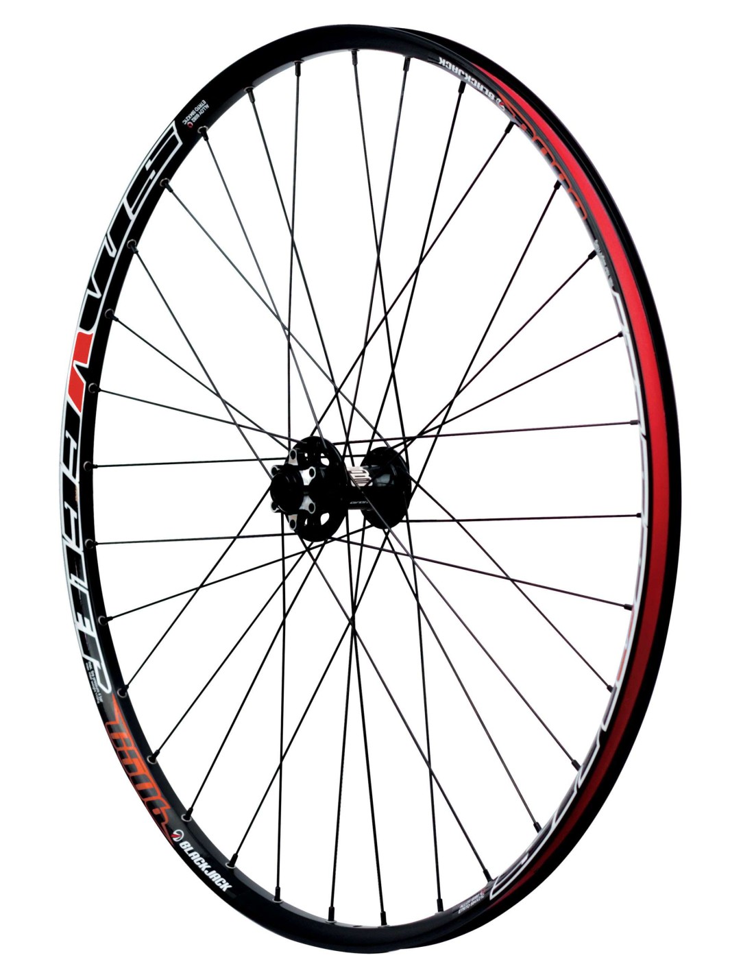 Rueda Bici Black Jack MTB Smuggler Negra 27,5 Delantera Navarro