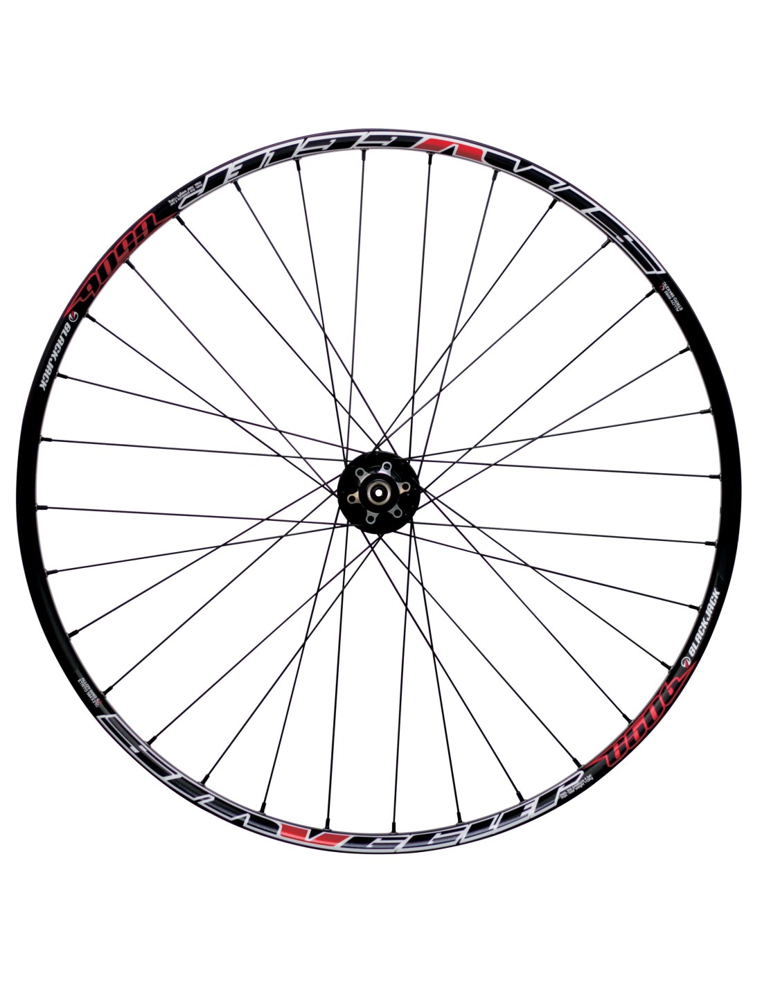 Rueda Bici Black Jack MTB Smuggler Negra 27,5 Trasera Navarro