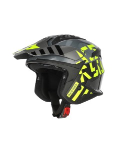 Casco Acerbis trial aria evo graphic negro, amarillo