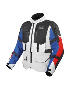Chaqueta LS2 Breakout Blanco, Rojo, Azul | Navarro Hermanos